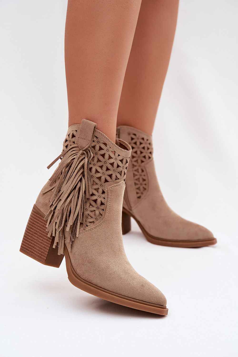Heel boots model 224705
