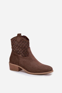 Heel boots model 224707
