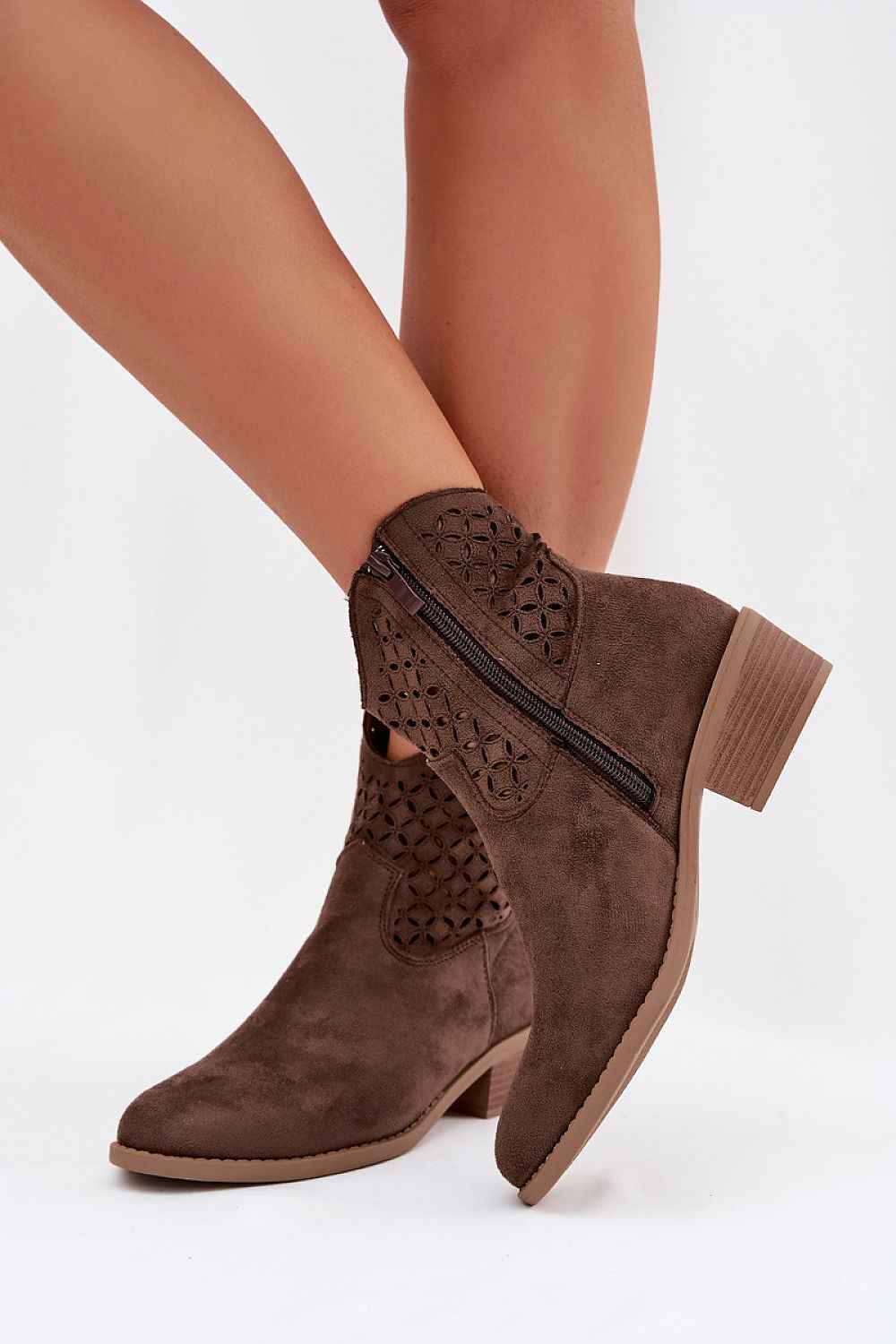 Heel boots model 224707