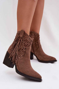 Heel boots model 224704
