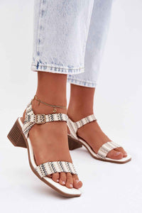 Heel sandals model 225111
