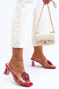 Heeled sandals model 225121