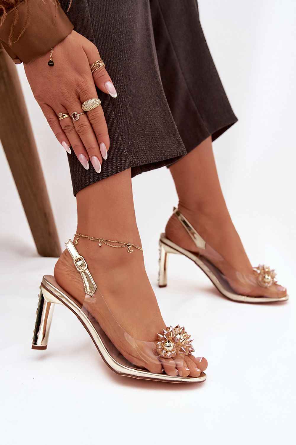 Heel sandals model 225140