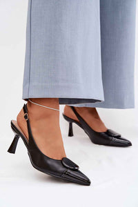 Heel sandals model 225217