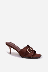 Heeled sandals model 225372