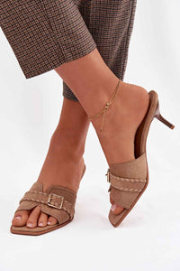 Heeled sandals model 225373