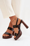  Heel sandals model 226116 Step in style 