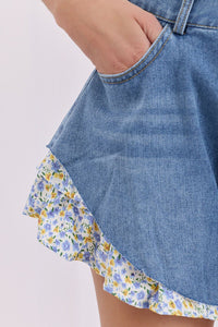  Denim shorts model 228032 Factory Price 
