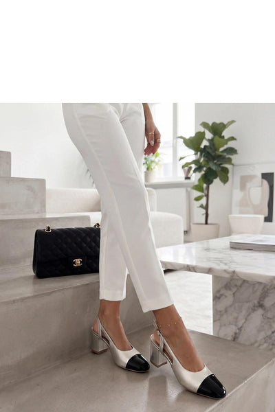 Block heel pumps model 230820