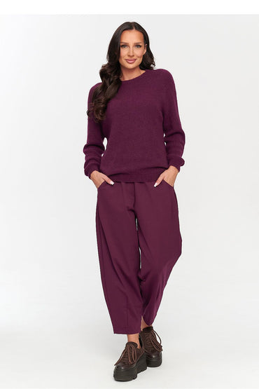  Women trousers model 230862 Makadamia 