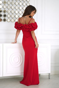  Long dress model 230919 Bicotone 