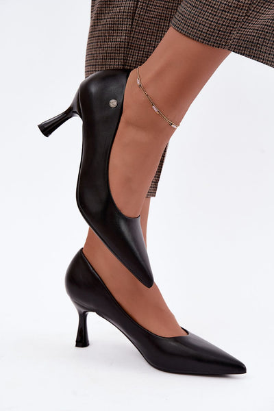 Block heel pumps model 231647