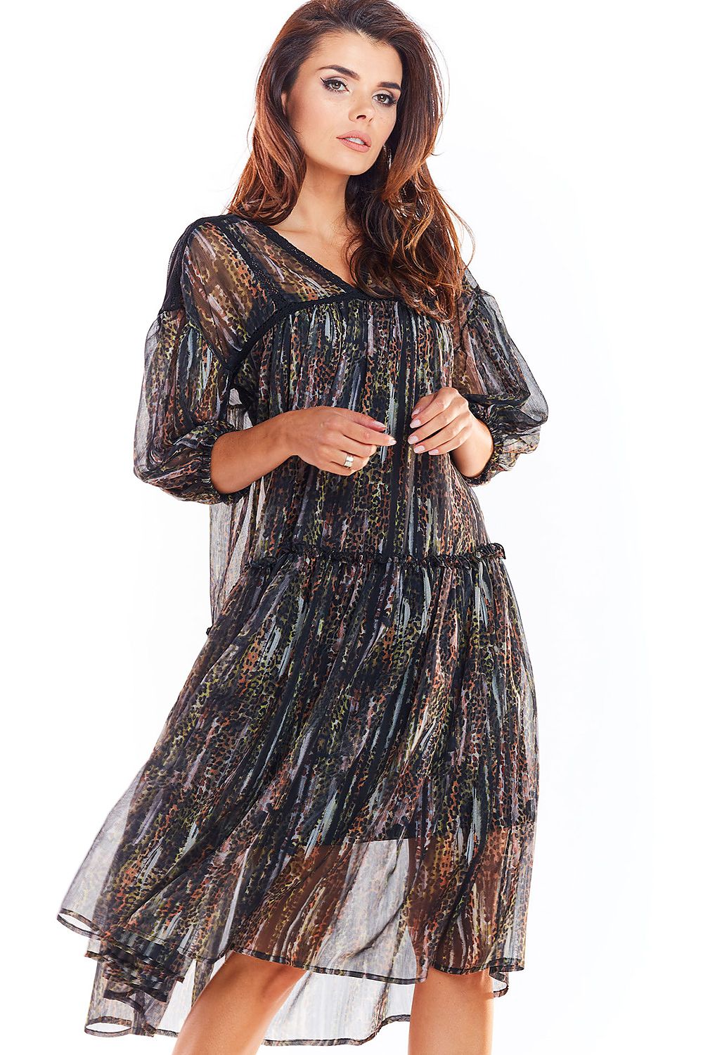  Cocktail dress model 139548 awama 