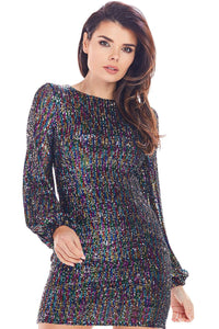  Evening dress model 139583 awama 