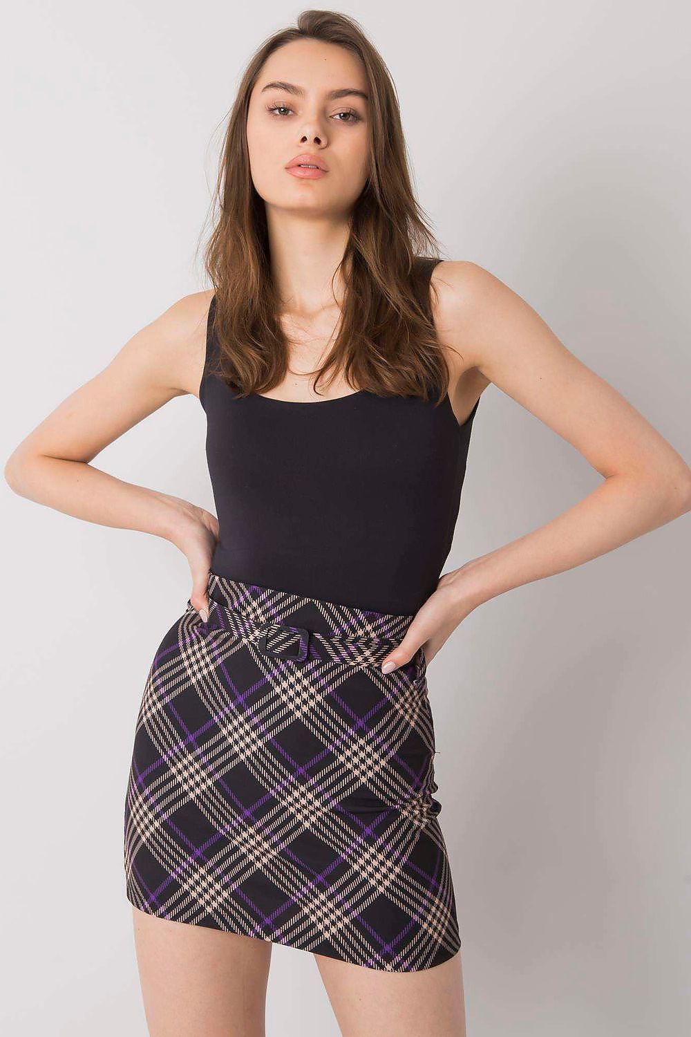  Short skirt model 160387 Italy Moda 