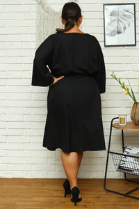 Plus size dress model 168959