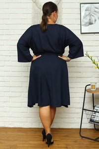 Plus size dress model 168960