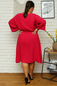 Plus size dress model 168961