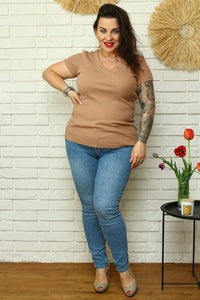 Plus size blouse model 169021