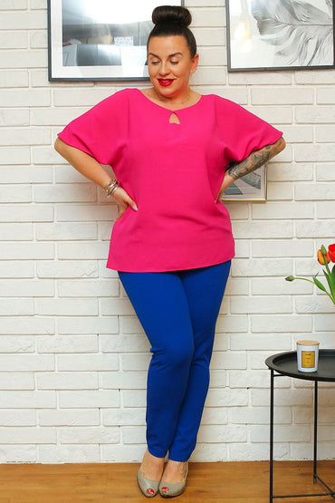 Plus size blouse model 169031