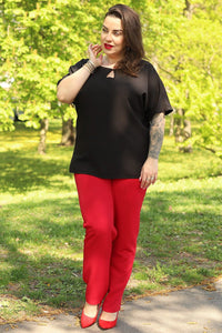 Plus size blouse model 169033