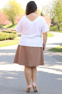 Plus size blouse model 169034