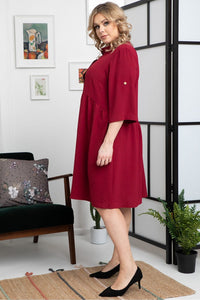 Plus size dress model 169059