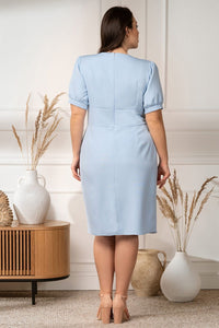 Plus size dress model 169158