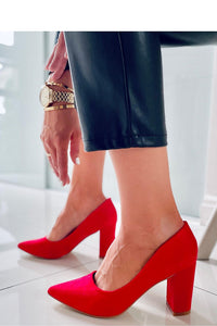 Block heel pumps model 171509