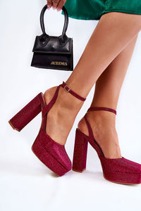 Heel sandals model 173742