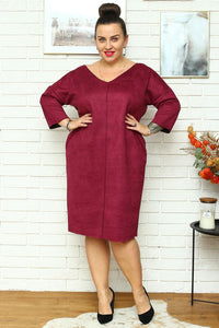 Plus size dress model 175219