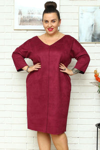 Plus size dress model 175219