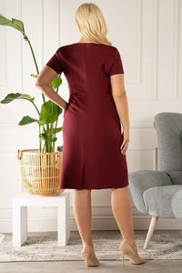 Plus size dress model 175230