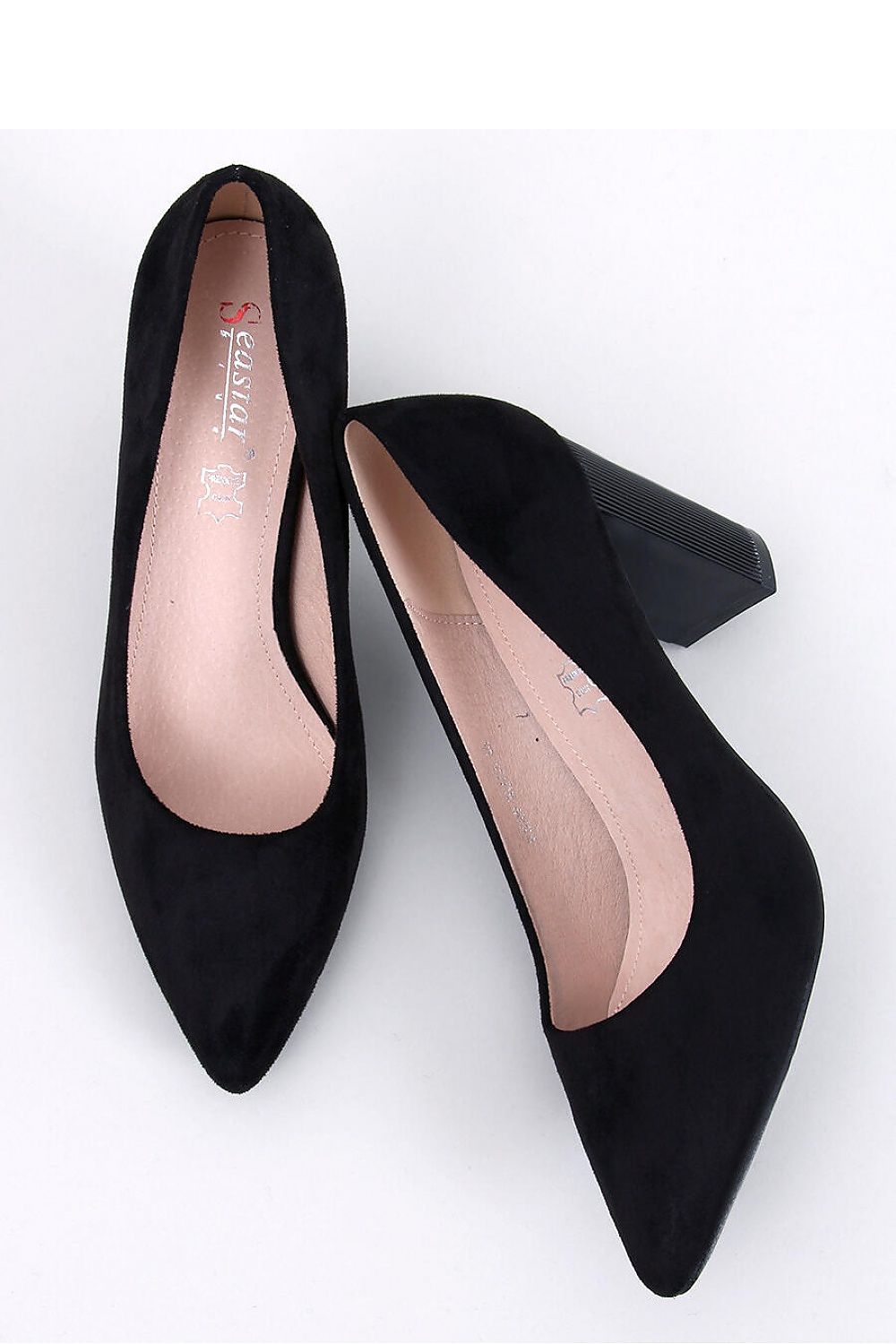 Block heel pumps model 176094