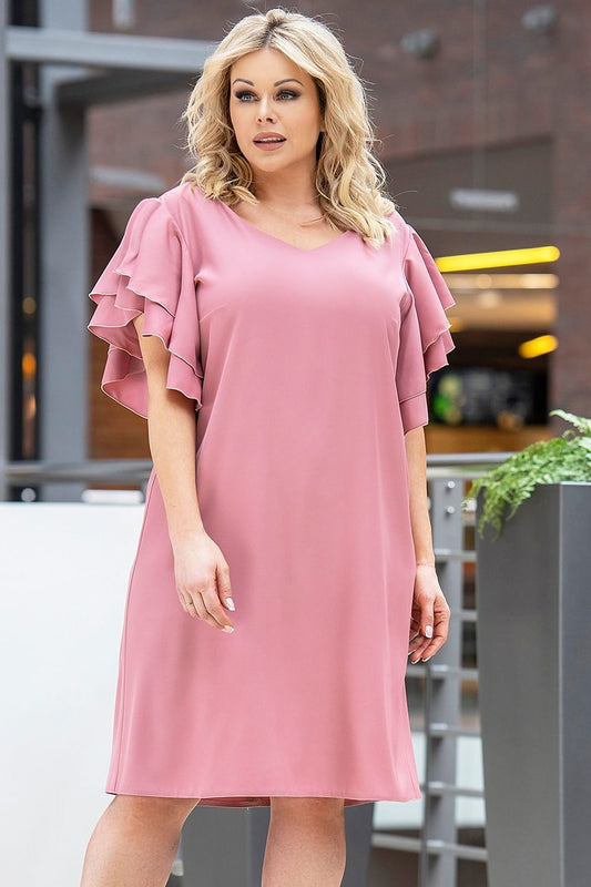 Plus size dress model 178521