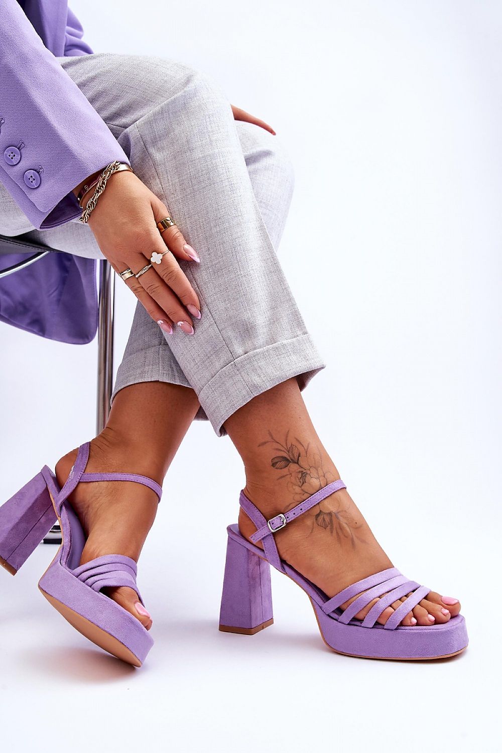 Heel sandals model 179119