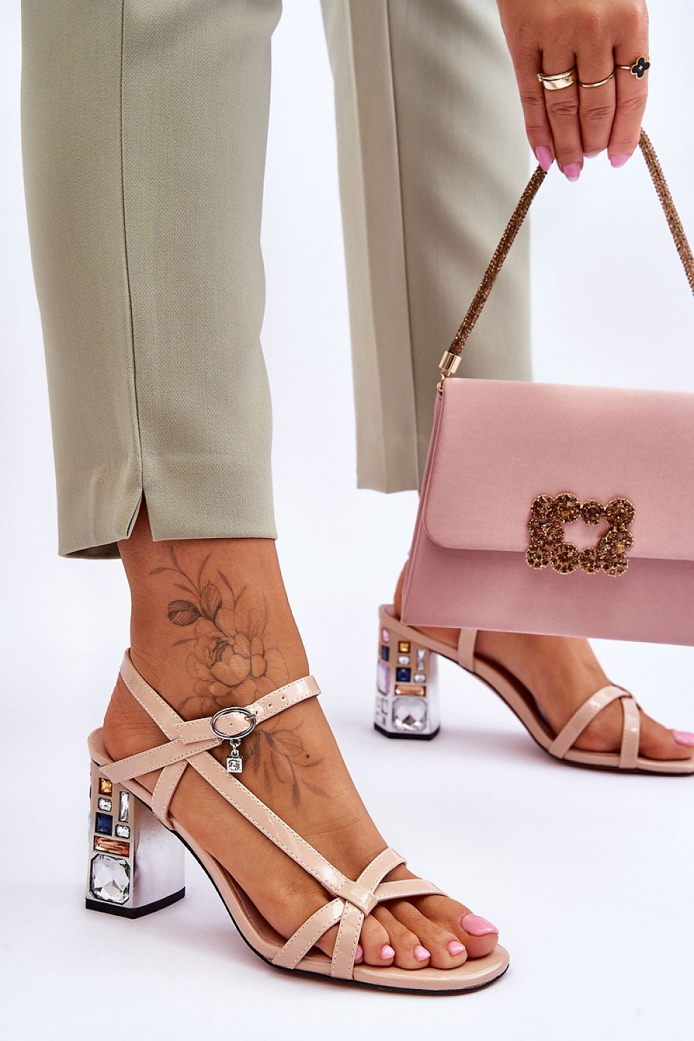 Heel sandals model 179863