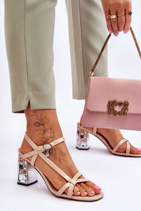 Heel sandals model 179863
