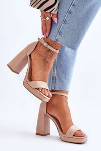 Heel sandals model 179871