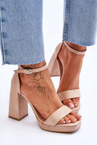 Heel sandals model 179871