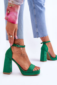 Heel sandals model 179872