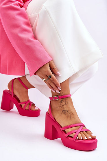 Heel sandals model 180544