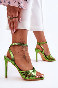 Heel sandals model 181074
