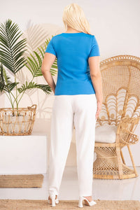 Plus size blouse model 182190