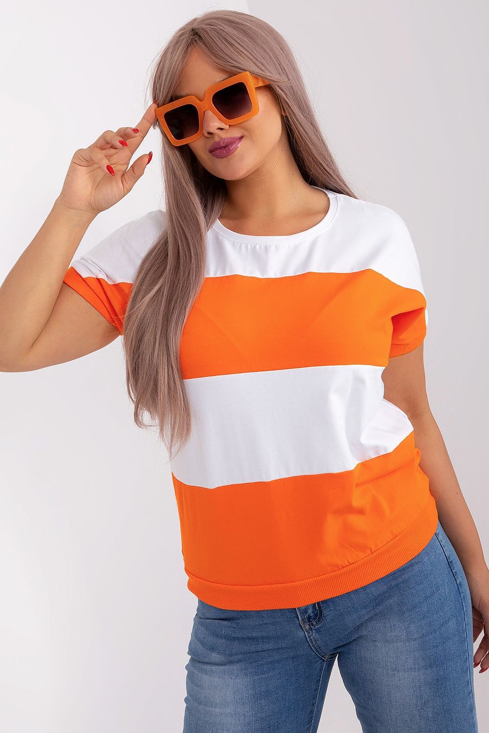 Plus size blouse model 182740