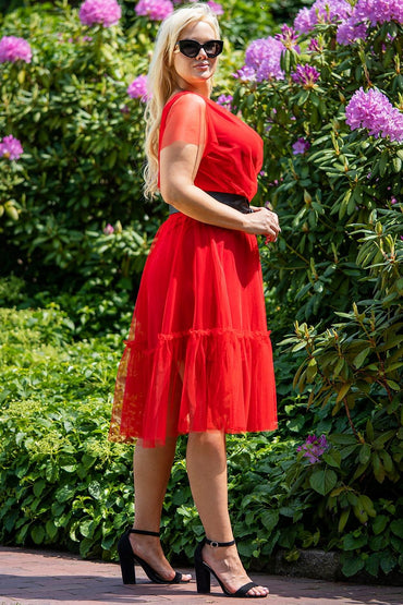 Plus size dress model 183329