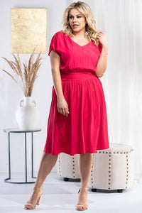 Plus size dress model 183386