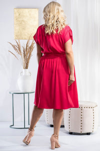 Plus size dress model 183386