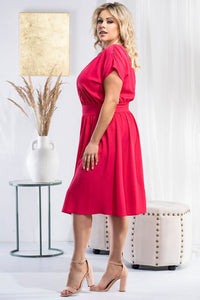 Plus size dress model 183386