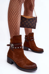 Heel boots model 185640